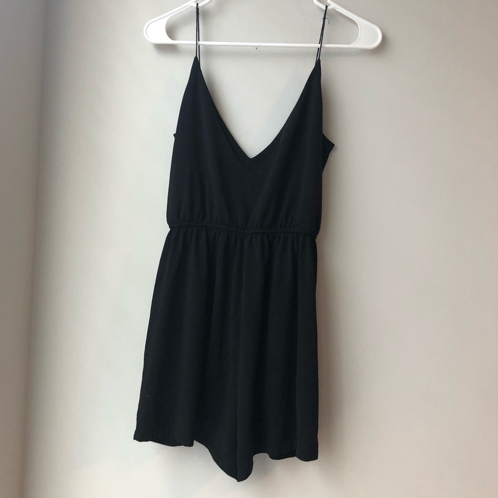 UO Black Short Romper